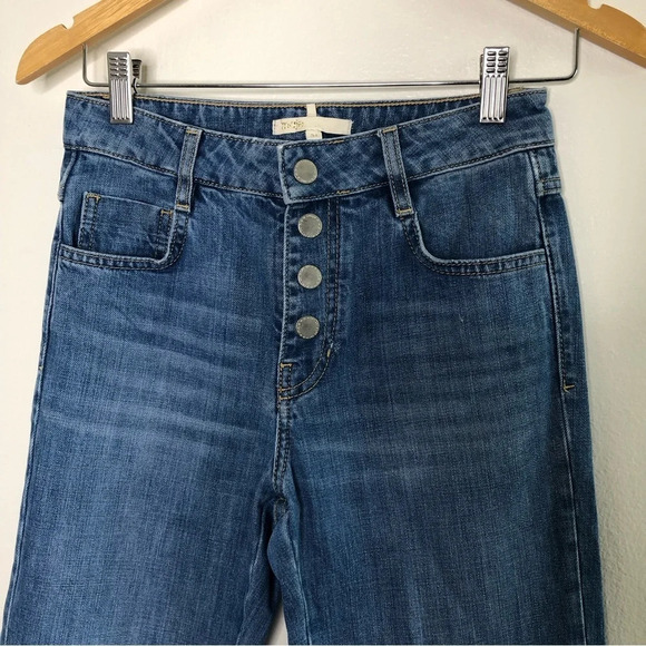 Maje High Rise Flare Jeans Size 0 - Picture 3 of 8